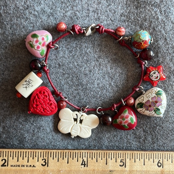 Unique gorgeous charm bracelet for adult (or child)! Exquisite Charms. - Picture 11 of 12
